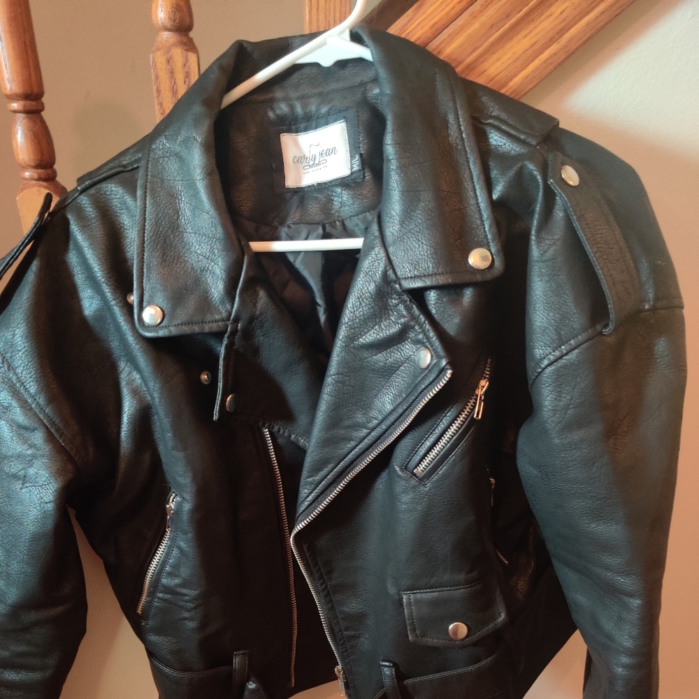 CJLA Faux Leather Jacket